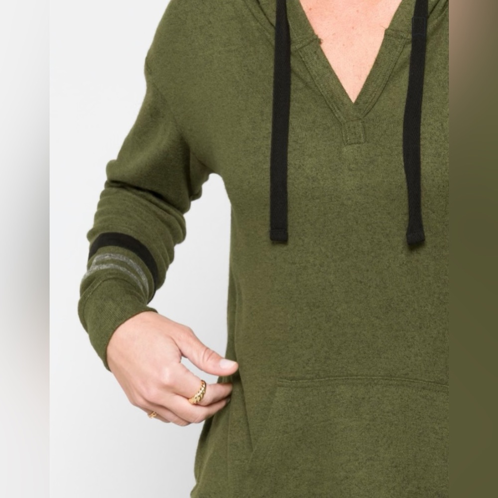 Mix by 41 Hawthorn Kallon Brushed knit hoodie